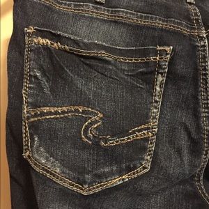 Silver Avery Ankle Skinny Jeans